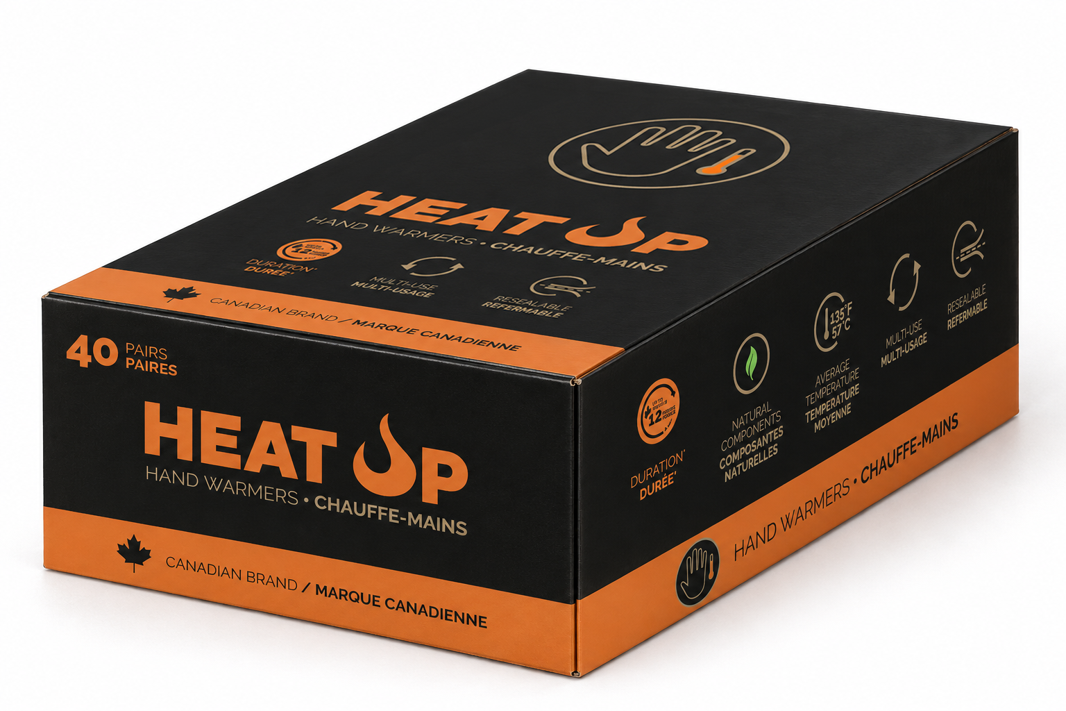 Image Heat Up Handwarmers - box of 40